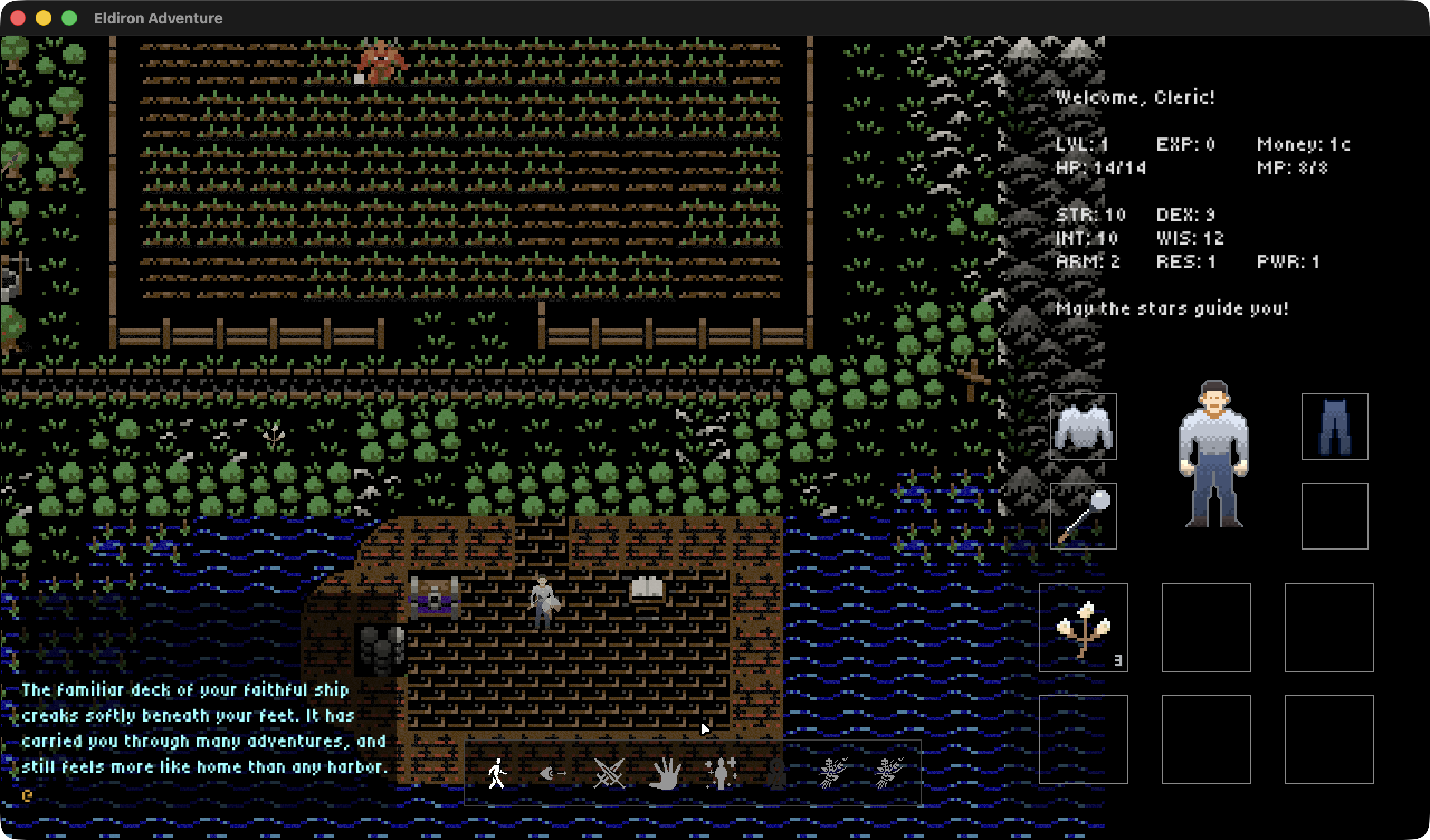 Eldiron v0.91.0 rules gameplay in Hideout2D